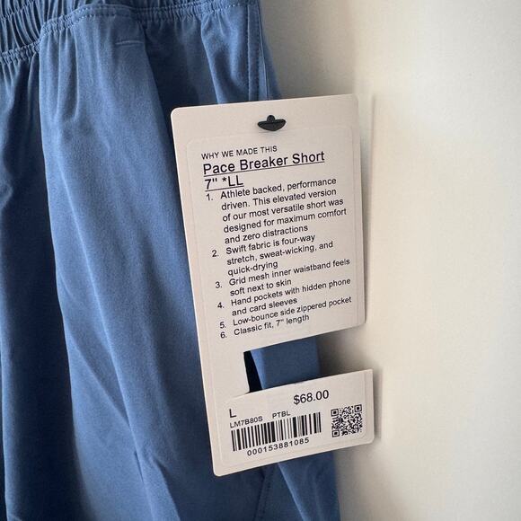 Lululemon Pace Breaker Linerless Short 7” L - Picture 4 of 6